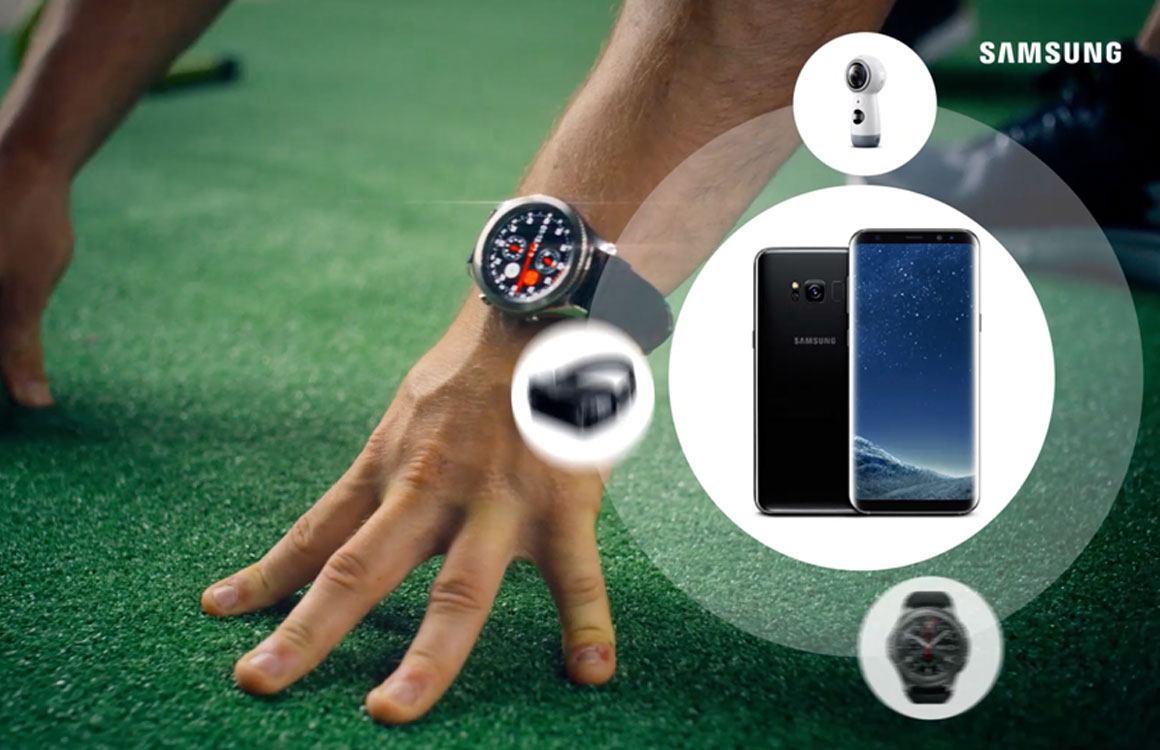 Attracter animation for Vodafone instore display